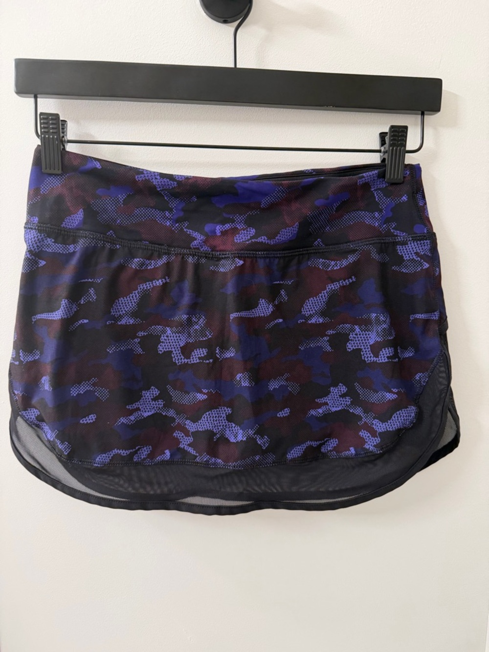 Lululemon Black and purple hounds camo Athletic Skort